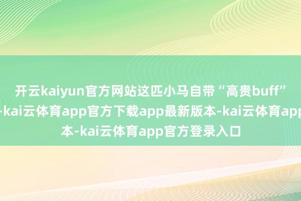 开云kaiyun官方网站这匹小马自带“高贵buff”！放在办公桌-kai云体育app官方下载app最新版本-kai云体育app官方登录入口